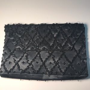 Vintage hand beaded clutch